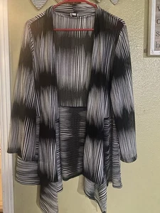 Cardigan Chicos Open Swag bianco e nero PTP 24 lunghezza 36  - Foto 1 di 3