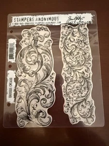 Stampers Anonymous CLING RBBR STAMP SET BAROQUE - Picture 1 of 2