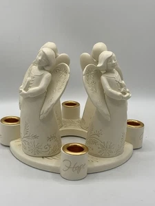 Advent 2007 Hallmark "Joy to the World Advent Wreath" Porcelain Candle Holder - Picture 1 of 11
