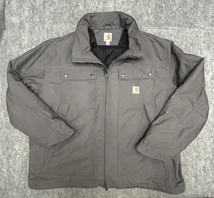 Chaqueta tradicional Carhartt 101492 Quick Duck Jefferson para hombre 3XL gris aislante - Imagen 1 de 8