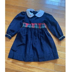 The Beaufort Bonnet Company Dress Girls Size 5 Corduroy Lou Sash Grandmacore - Picture 1 of 8