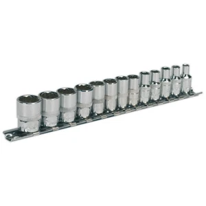 Sealey AK2680 Enchufe Set 13pc 0.6cmsq Drive 12pt Walldrive Métrico - Imagen 1 de 1