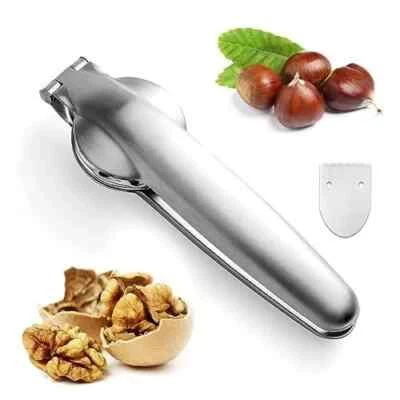 SITAYAKUMA Pinza per Castagne schiaccianoci multifunzione Pinza castrare incidere acciaio