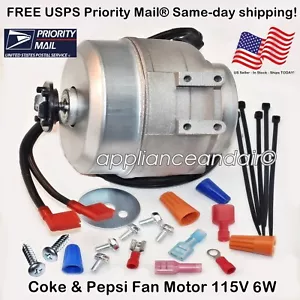 Coke Pepsi Soda Machine evaporator fan motor 115V 6W, Ships Free Priority TODAY! - Picture 1 of 11