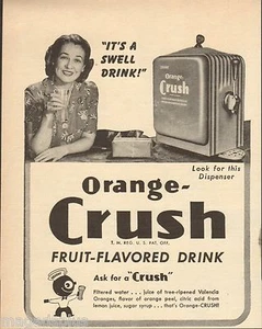 1946 Orange Crush Soda Spender Original Druckanzeige - Bild 1 von 1