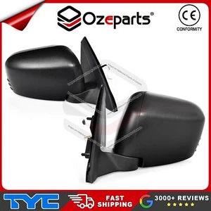 Pair LH+RH Electric Door Mirror Black For Mitsubishi Challenger PB 2009~2013 - Picture 1 of 4