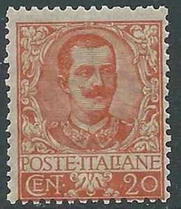 1901 REGNO FLOREALE 20 CENT MNH ** - E113 - Picture 1 of 1