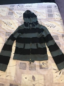black and blue striped sweatshirt - Picture 1 of 2