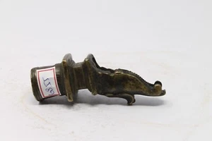 Antique Fine Rare Brass Holy Animal Head Snake Engraved Spout Sparkler NH6855 - Picture 1 of 12