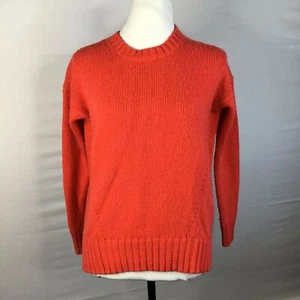 Suéter de lana J Crew rojo suelto tejido cuello redondo para mujer XXS - Imagen 1 de 7