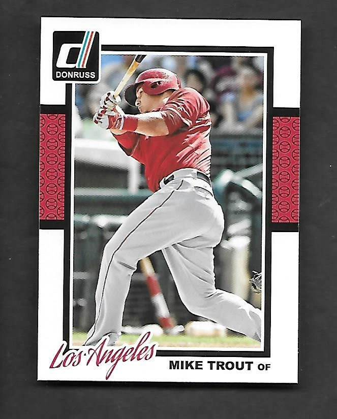 MIKE TROUT   2014 DONRUSS #301   ANAHEIM ANGELS   FREE COMBINED SHIPPING - Image 1 of 1
