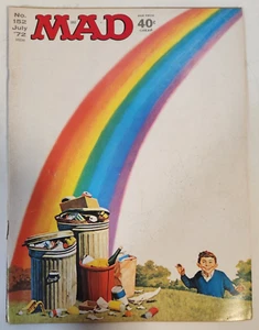 Mad Magazine No. 152 julio 1972 Rainbow Nixon & Bunker en 72 - Imagen 1 de 7