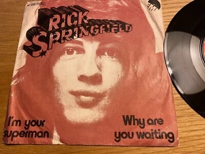 RICK SPRINGFIELD "I´M YOUR SUPERMAN / WHY ARE YOU WAITING" 1973 EMI RECORDS NCB - Picture 1 of 24