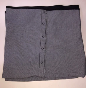 Lululemon Vinyasa Halstuch/Schal grau & schwarz, Yoga Druckknöpfe wandelbar - Bild 1 von 2