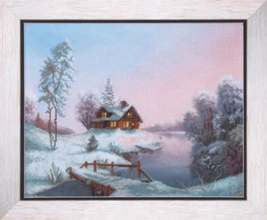 DIY Cross stitch kit "Frosty morning" - Picture 1 of 2