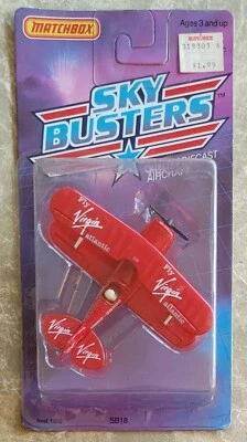 VINTAGE * 1988 MATCHBOX * SKYBUSTERS * PITTS SPECIAL * VIRGIN (#SB18) UNOPENED * - Image 1 of 3