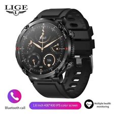 Smart Uhr Smartwatch Herren Uhrencd  Bluetooth Anruf Männer Sport uhr Armbanduhr
