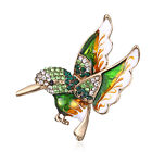 Elegant Animal Bird Crystal Rhinestone Pearl Brooch Pin Womens Costume Jewellery
