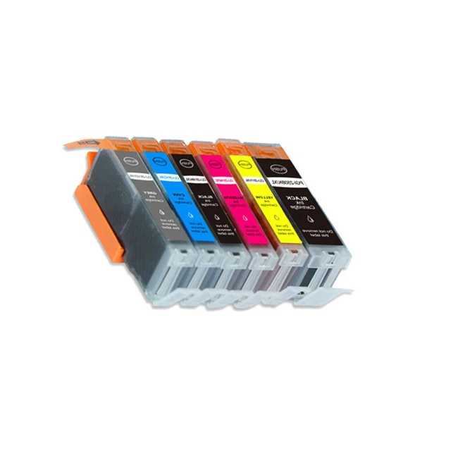 6 PK Printer Ink Set + chip fits Canon PGI-250 CLI-251 XL MG6320 iP8720 MG7520 - Image 1 of 1