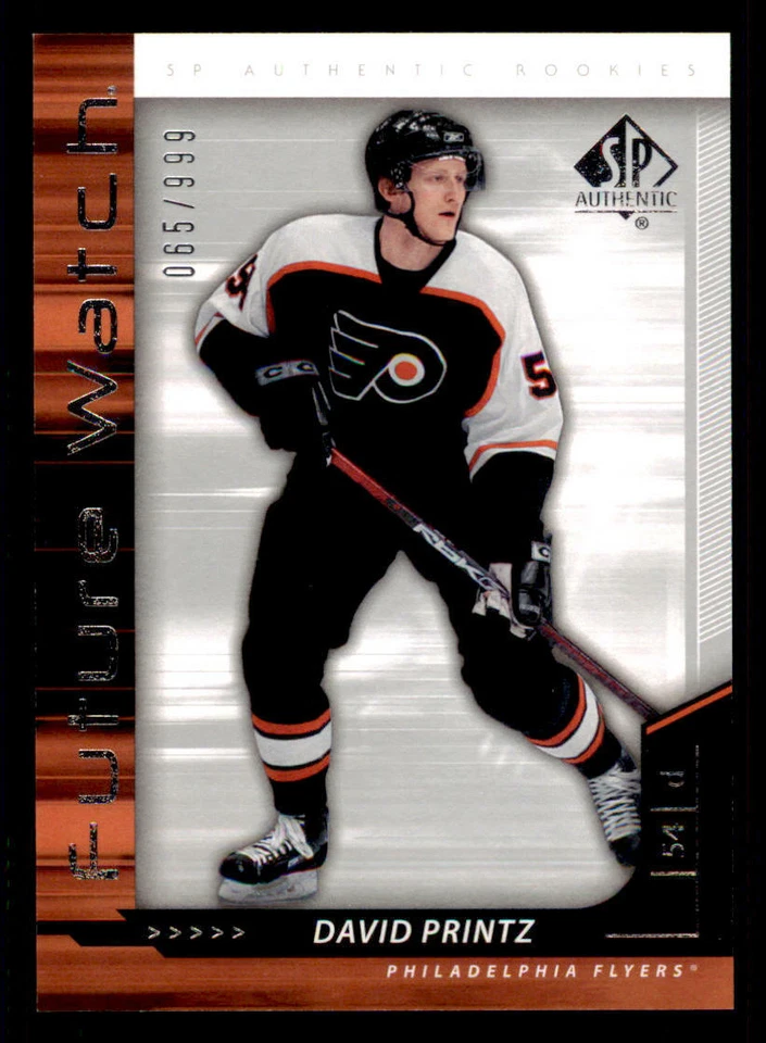 2006-07 SP Authentic #224 David Printz RC /999 (ref 240091) - Image 1 of 2