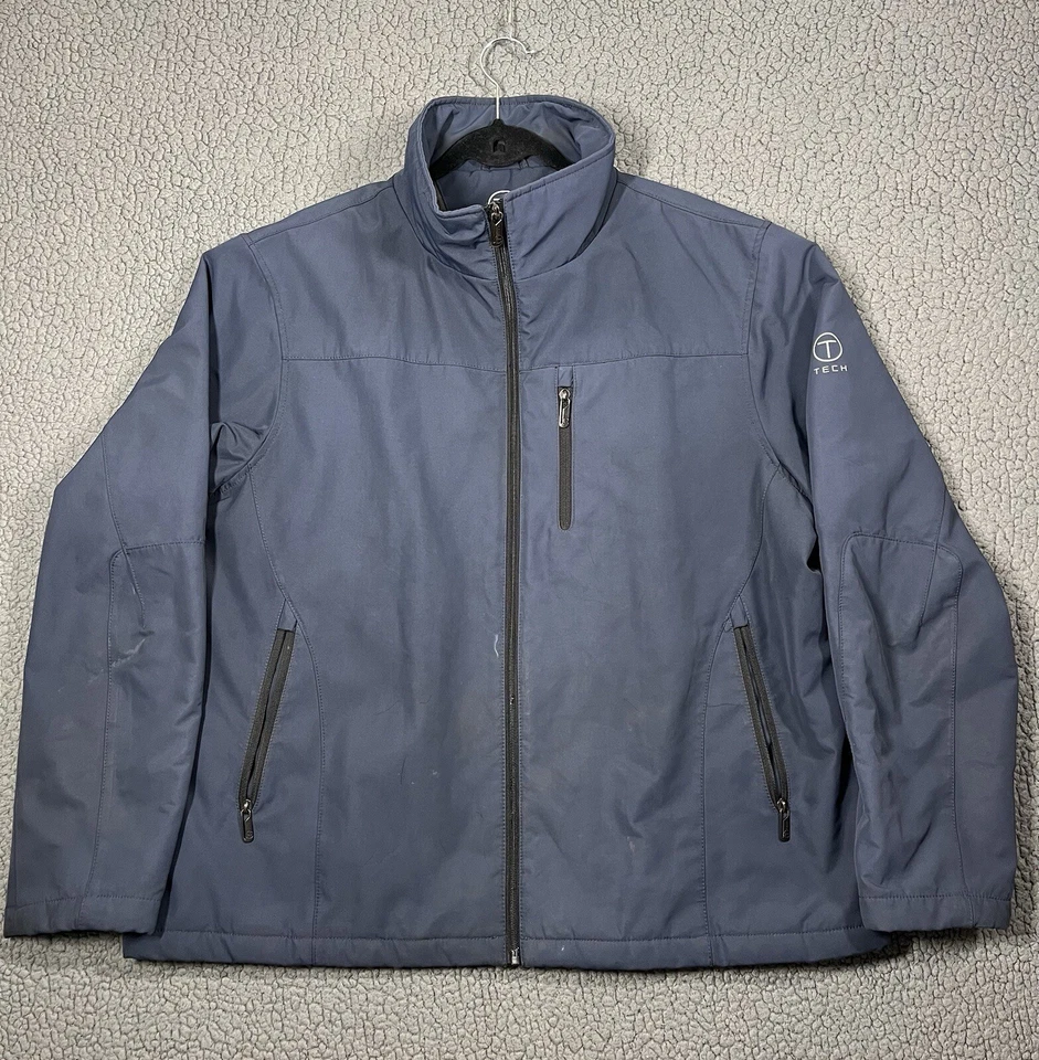 Куртка Tumi TUMI T-Tech синяя мягкая куртка мужская размер XL *пятна* - Изображение 1 из 4