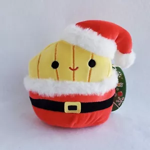 Sciarpa cappello sfocato Squishmallow FLOYD the FRIES 5" peluche 2024 Natale TUTA Babbo Natale - Foto 1 di 7