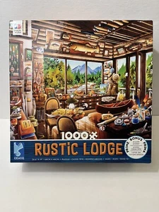 Rustic Lodge 1000 PC Puzzle Made in USA by Ceaco Puzzle Pieces Factory Sealed - Picture 1 of 5