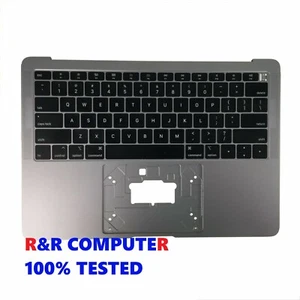 Apple MacBook Air 13" M1 A2337 2020 Palmrest Touchpad Keyboard Space Gray A- - Picture 1 of 1