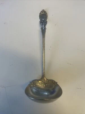 vintage antique  WM. Rogers  silverplate Victorian Punch Ladle Serving Bar ware - Image 1 of 4
