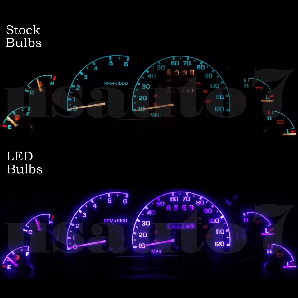 Dash Instrument Cluster Gauges PINK LED LIGHT KIT Fits 97-01 Mercury Mountaineer - Image 1 of 4