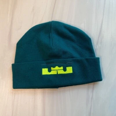 Nike Lebron Bebé Niños Verde azulado Algodón Tejido Gorro Gorra Sombrero Talla Única Foto 1 de 4