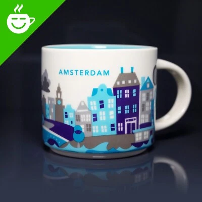 » STARBUCKS City Mug » AMSTERDAM « NEU » SKU YOU ARE HERE YAH Tasse Netherlands