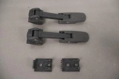 03-09 Hummer H2 par de correas/pestillos para capucha LH y RH OEM (negro) Foto 1 de 4