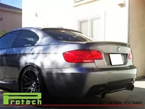 Alerón de maletero de rendimiento pintado + labio de techo de aspecto CA 07-13 BMW E92 328i 335i 2 puertas - Imagen 1 de 2