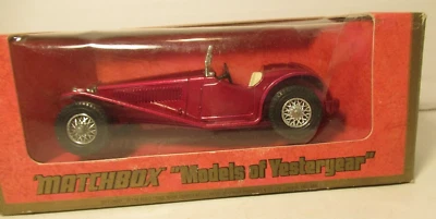 Vintage 1973 Matchbox Car Models of Yesteryear Y-3 1934 Riley MPH 35:1 Scale - Image 1 of 4