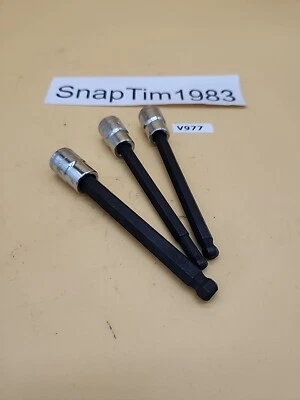 CRAFTSMAN  METRIC Long Ball End Hex Bit Driver Socket Set 3pc  8,7,10mm - Image 1 of 4