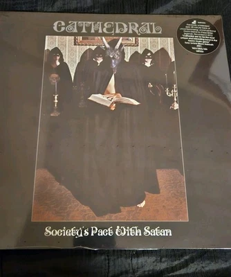 Cathedral Society's Pact With Satan Red Vinyl Pentagram Trouble Electric Wizard - Image 1 of 2