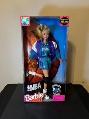 1998 Barbie Authentic NBA Charlotte Hornets 1988-2002  Team Uniform #20698  - Image 1 of 4