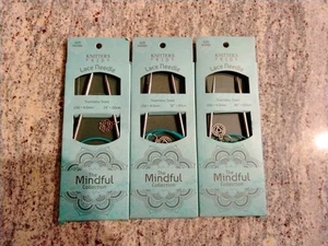 Knitter's Pride Mindful Lot of 3 US#6 24",32",40" Stainless Circular Needles - Picture 1 of 3