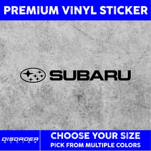SUBARU HORIZ [VINYL STICKER]-for Car/Truck WINDOW-LAPTOP-FOLDER-U PICK COLR/SIZE - Bild 1 von 6