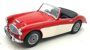 Kyosho 1/18 Scale 08141RW - 1960 Austin Healey 3000 Mk1 - Red/White - Picture 1 of 5
