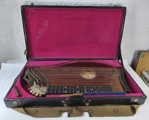 Harp Zither Harfenzither Konzertzither- Wenzl , Hannabad , Schönbach in Eger - - Bild 1 von 11