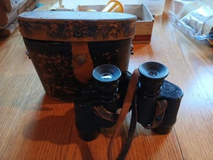 Vintage Bausch & Lomb Vintage Binoculars 6 Power 25mm With Hard Case - Picture 1 of 12