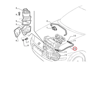 ORIGINAL ABGASSCHLAUCH FIAT PUNTO - LANCIA DEDRA 46406283 - Bild 1 von 1
