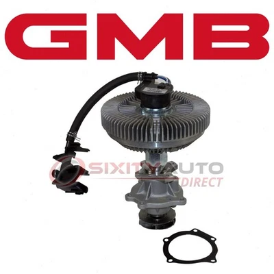GMB Water Pump Fan Clutch for 2003-2006 GMC Envoy XL 4.2L L6 - Engine gw Foto 1 de 4