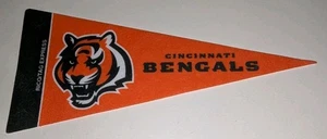 Cincinnati Bengals Mini Filz Wimpel Vintage RARE NFL Football Rico Tag Express - Bild 1 von 4