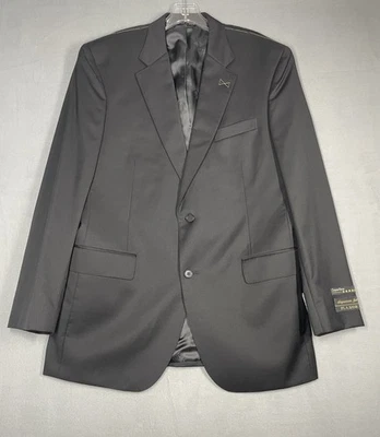 Jos A Bank Signature Gold Blazer 41 Long Black Wool Sport Coat Superfine New - Image 1 of 4