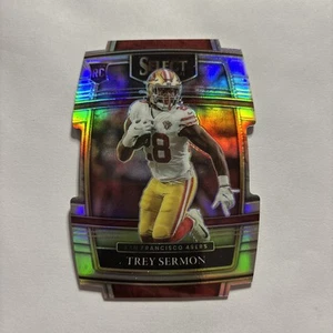 Trey Sermon 2021 Panini Select #68 Silver Prizm Die Cut - Bild 1 von 2