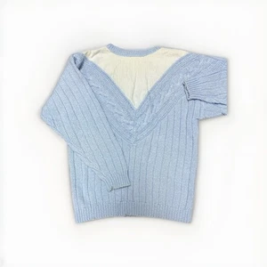 Northern Spirit Acrylic Women’s Sweater ~ Medium ~ Blue White - Picture 1 of 9