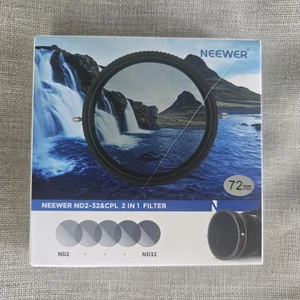 NEEWER 72mm Variable ND Filter ND2-ND400 1-9 Stops Neutral Density Filter Photo - Picture 1 of 2